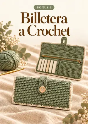 Portada: Billetera a Crochet