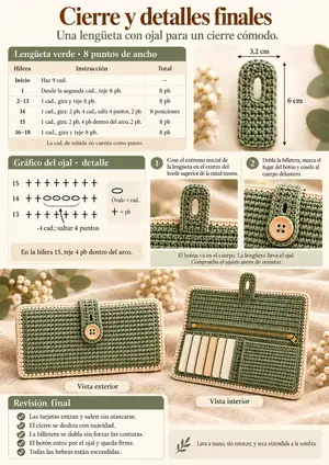 Página interna: Billetera a Crochet