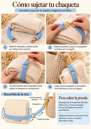 Página interna: Portachaquetas a Crochet