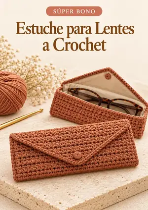 Portada: Estuche para Lentes a Crochet