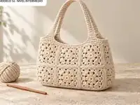 Modelo 16: Bolso Granny Crema