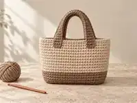 Modelo 40: Mini Tote Latte